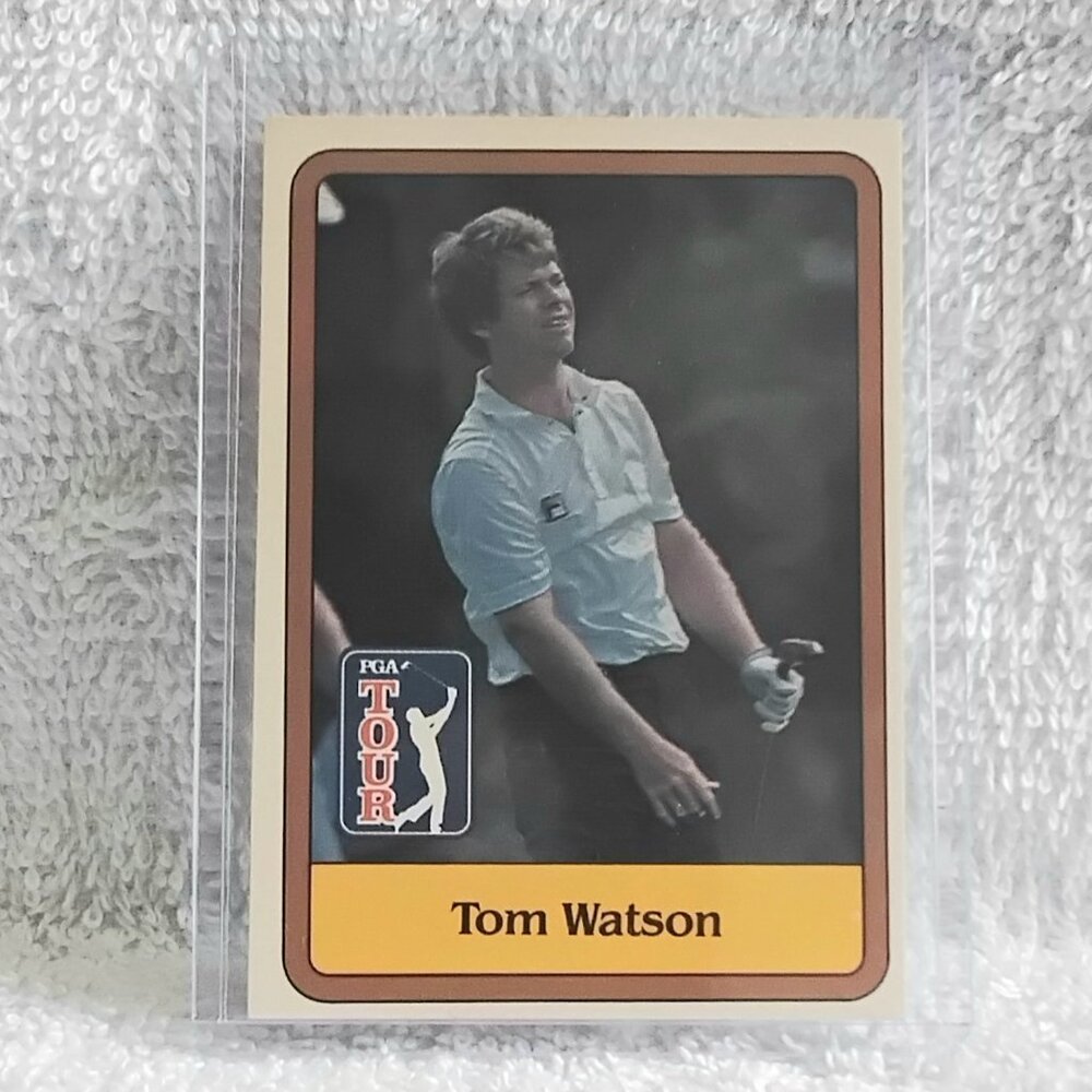 3/$25 E/NM 1981 Donruss Golf Inaugural Tom Watson RC PGA Tour Card 1!!